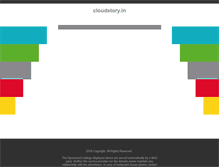 Tablet Screenshot of cloudstory.in